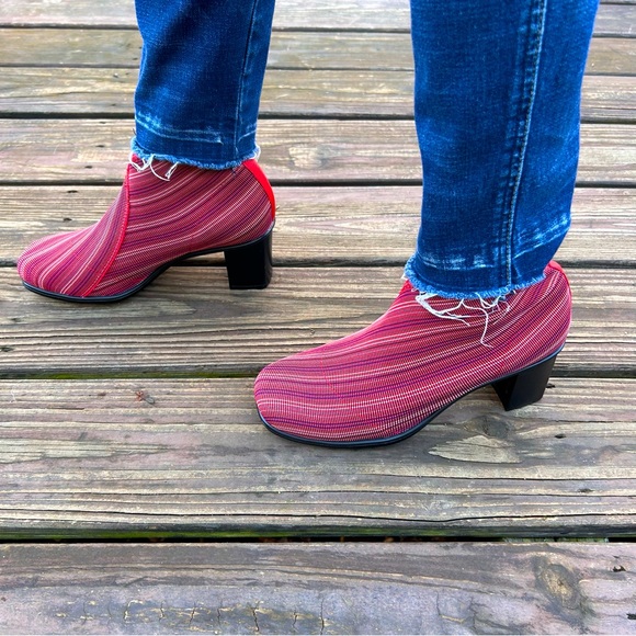 CHARLESTON SHOE CO. Shoes Charleston Shoe Company Telfair Boot Red Stripe Size 9 Poshmark